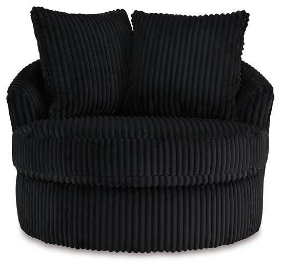 Gramwell Swivel Accent Chair - Woo Town Furniture (Worcester,MA)