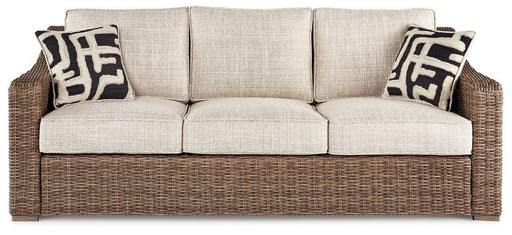 Beachcroft Outdoor Sofa with Cushion - Woo Town Furniture (Worcester,MA)