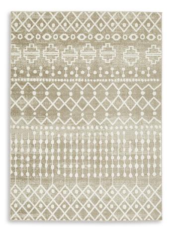Bunchly 4'11" x 7'2" Washable Rug - Woo Town Furniture (Worcester,MA)