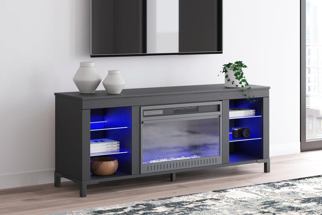 Cayberry 60" TV Stand with Electric Fireplace - Woo Town Furniture (Worcester,MA)