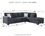 Altari Sectional with Chaise - Woo Town Furniture (Worcester,MA)