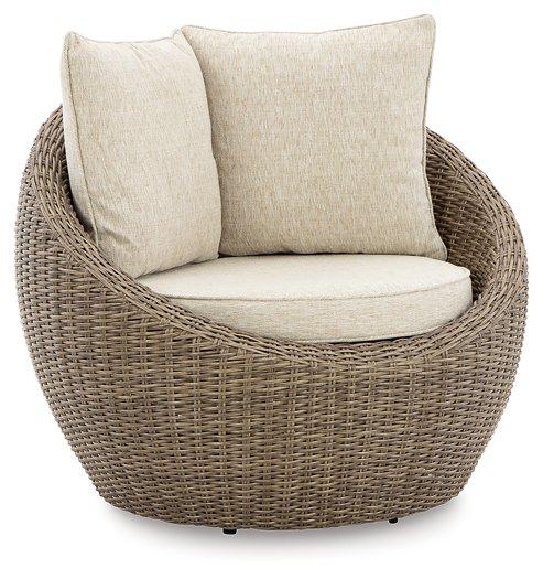 Danson Swivel Lounge with Cushion (Set of 2) - Woo Town Furniture (Worcester,MA)