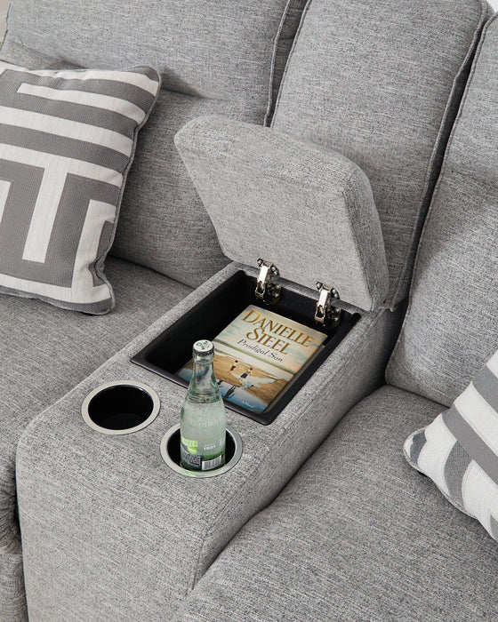 Biscoe Power Reclining Loveseat - Woo Town Furniture (Worcester,MA)