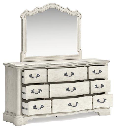 Arlendyne Dresser and Mirror - Woo Town Furniture (Worcester,MA)