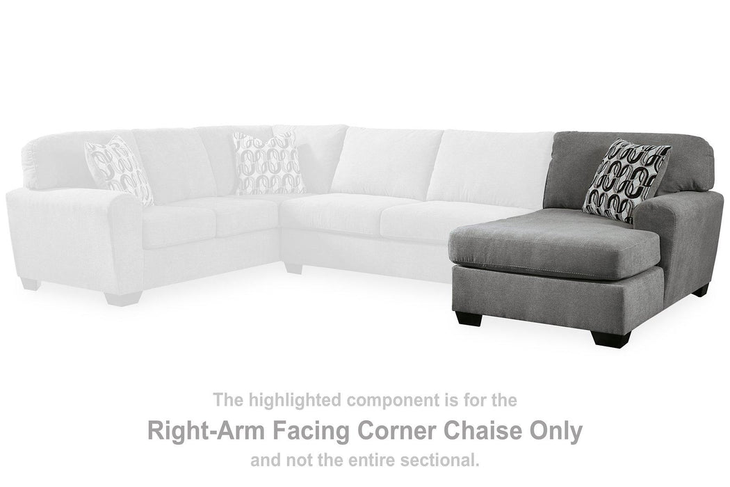 Birkdale Court Sectional with Chaise - Woo Town Furniture (Worcester,MA)