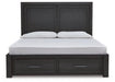 Foyland Panel Storage Bed - Woo Town Furniture (Worcester,MA)