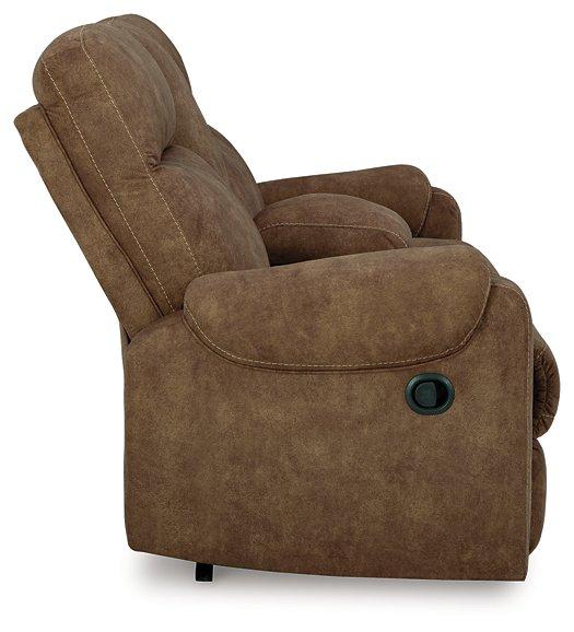 Edenwold Reclining Loveseat with Console - Woo Town Furniture (Worcester,MA)