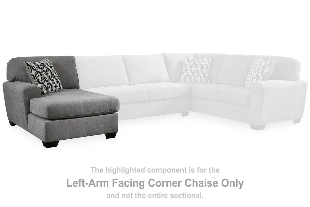 Birkdale Court Sectional with Chaise - Woo Town Furniture (Worcester,MA)