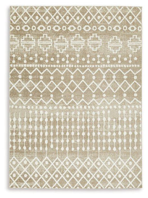 Bunchly 4'11" x 7'2" Washable Rug - Woo Town Furniture (Worcester,MA)