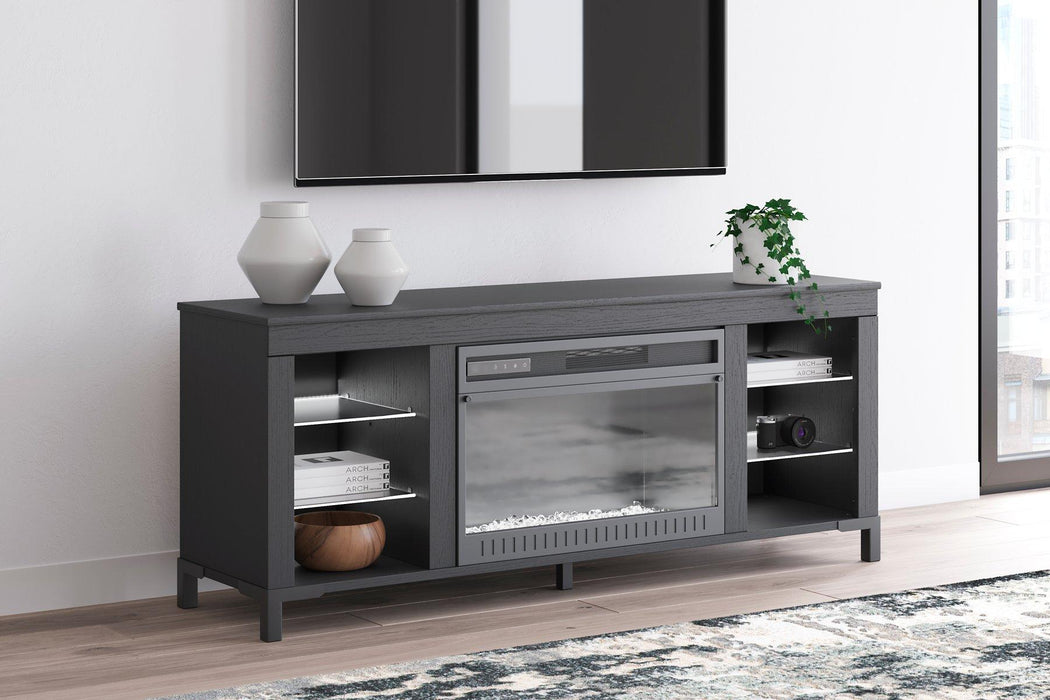 Cayberry 60" TV Stand with Electric Fireplace - Woo Town Furniture (Worcester,MA)