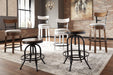 Valebeck Counter Height Bar Stool - Woo Town Furniture (Worcester,MA)