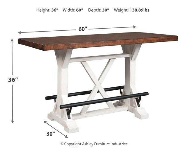 Valebeck Counter Height Dining Table - Woo Town Furniture (Worcester,MA)
