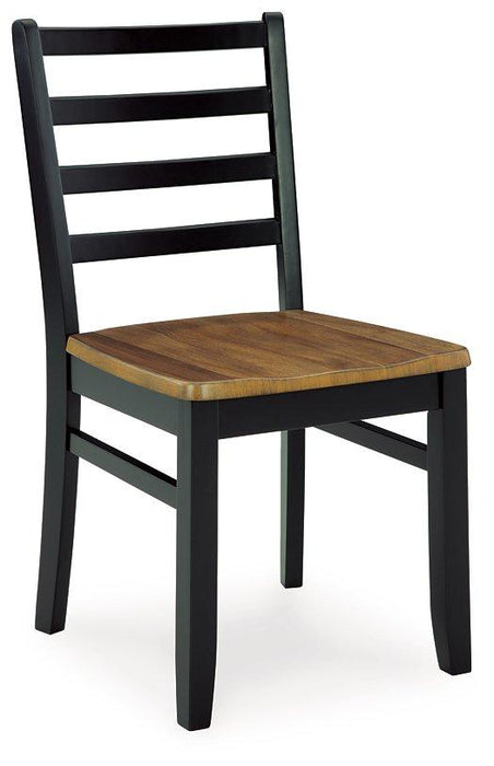 Blondon Dining Table and 6 Chairs (Set of 7) - Woo Town Furniture (Worcester,MA)