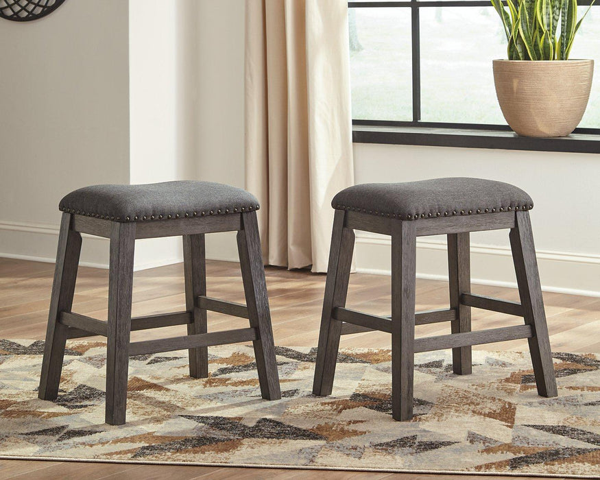 Caitbrook Counter Height Upholstered Bar Stool - Woo Town Furniture (Worcester,MA)