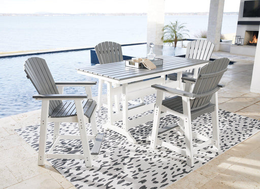 Transville Outdoor Dining Set - Woo Town Furniture (Worcester,MA)