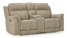 Next-Gen DuraPella Power Reclining Loveseat with Console - Woo Town Furniture (Worcester,MA)