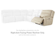 Double Deal Reclining Sectional with Console - Woo Town Furniture (Worcester,MA)