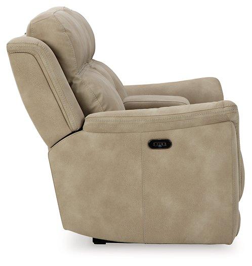 Next-Gen DuraPella Power Reclining Loveseat with Console - Woo Town Furniture (Worcester,MA)
