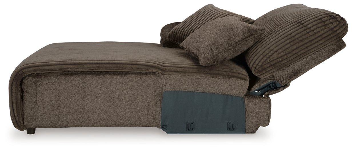 Top Tier Reclining Sectional with Chaise - Woo Town Furniture (Worcester,MA)