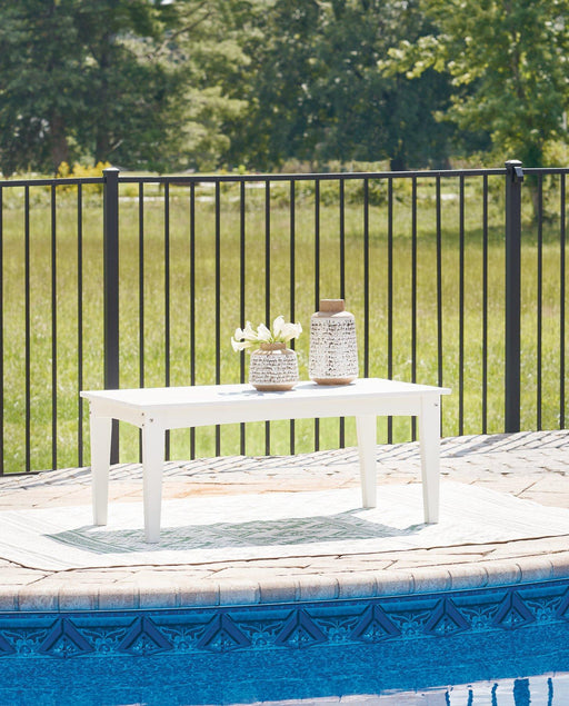 Hyland wave Outdoor Coffee Table - Woo Town Furniture (Worcester,MA)