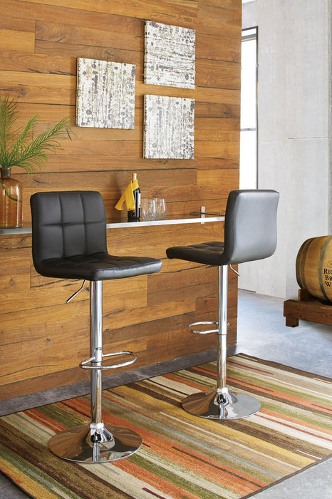 Bellatier Adjustable Height Bar Stool - Woo Town Furniture (Worcester,MA)