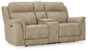 Next-Gen DuraPella Power Reclining Loveseat with Console - Woo Town Furniture (Worcester,MA)