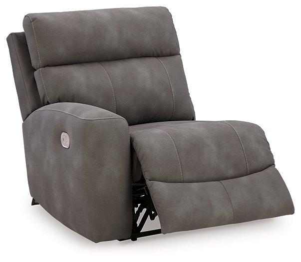 Next-Gen DuraPella Power Reclining Sectional Loveseat - Woo Town Furniture (Worcester,MA)