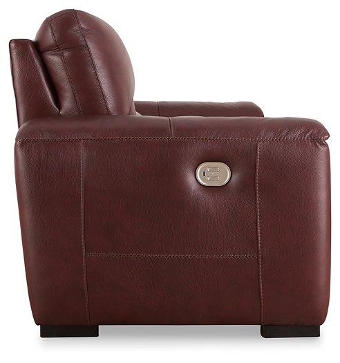 Alessandro Power Reclining Loveseat with Console - Woo Town Furniture (Worcester,MA)