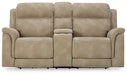 Next-Gen DuraPella Power Reclining Loveseat with Console - Woo Town Furniture (Worcester,MA)