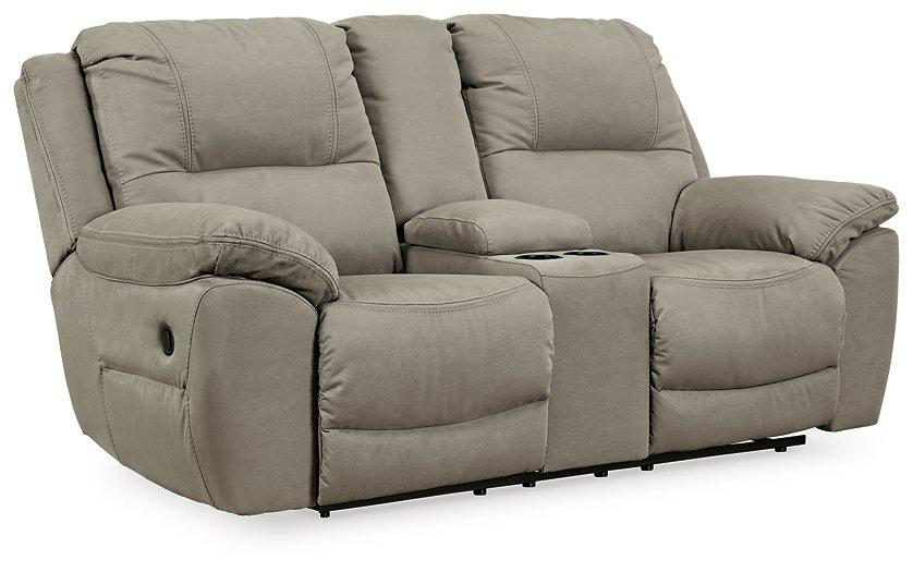 Next-Gen Gaucho Reclining Loveseat with Console - Woo Town Furniture (Worcester,MA)