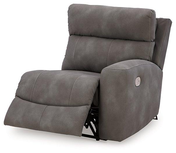 Next-Gen DuraPella Power Reclining Sectional Loveseat - Woo Town Furniture (Worcester,MA)