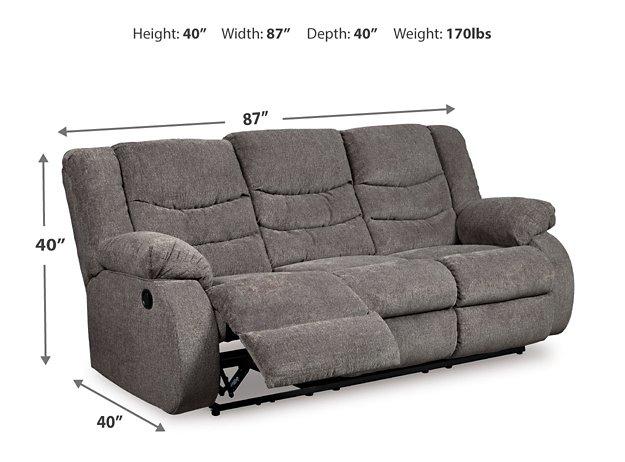 Tulen Reclining Sofa - Woo Town Furniture (Worcester,MA)