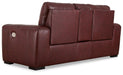 Alessandro Power Reclining Loveseat with Console - Woo Town Furniture (Worcester,MA)