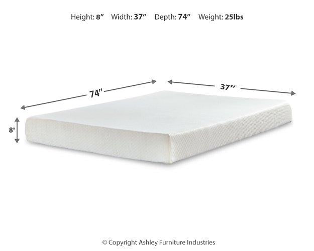 Chime 8 Inch Memory Foam Mattress in a Box - Woo Town Furniture (Worcester,MA)