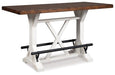 Valebeck Counter Height Dining Table - Woo Town Furniture (Worcester,MA)