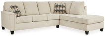 Abinger 2-Piece Sectional with Chaise - Woo Town Furniture (Worcester,MA)