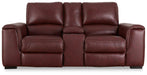 Alessandro Power Reclining Loveseat with Console - Woo Town Furniture (Worcester,MA)