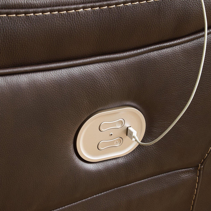 Dunleith Power Reclining Sofa - Woo Town Furniture (Worcester,MA)