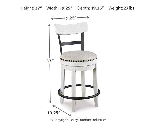 Valebeck Counter Height Bar Stool - Woo Town Furniture (Worcester,MA)