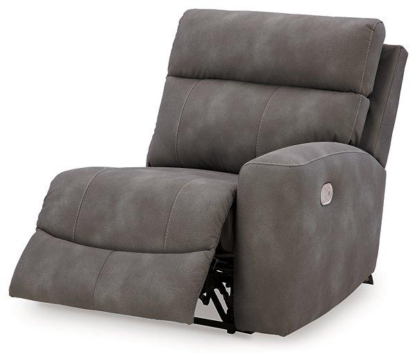Next-Gen DuraPella Power Reclining Sectional Loveseat - Woo Town Furniture (Worcester,MA)