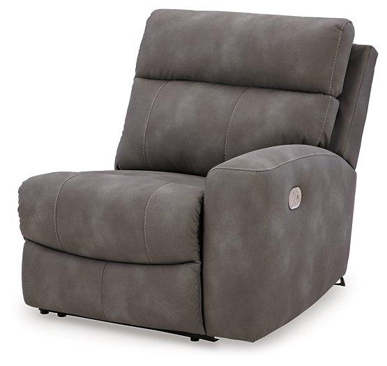 Next-Gen DuraPella Power Reclining Sectional Loveseat - Woo Town Furniture (Worcester,MA)