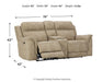 Next-Gen DuraPella Power Reclining Loveseat with Console - Woo Town Furniture (Worcester,MA)