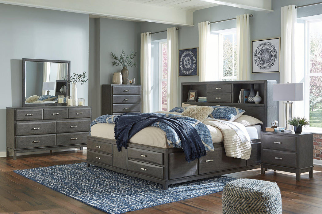 Caitbrook Storage Bed with 8 Drawers - Woo Town Furniture (Worcester,MA)