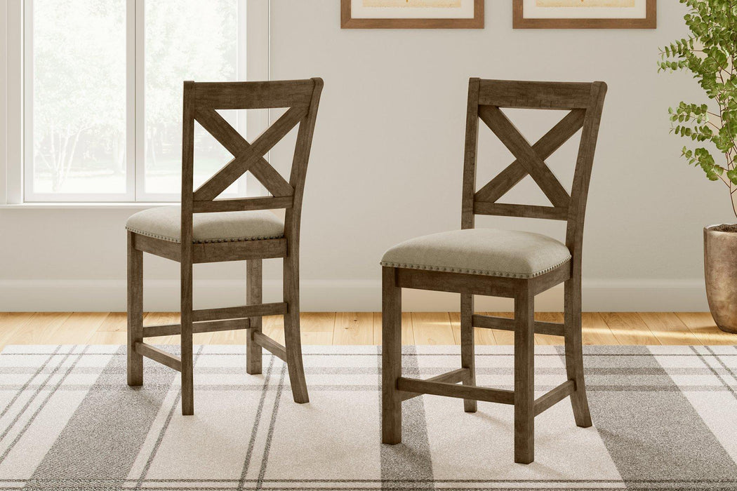 Moriville Counter Height Dining Set - Woo Town Furniture (Worcester,MA)