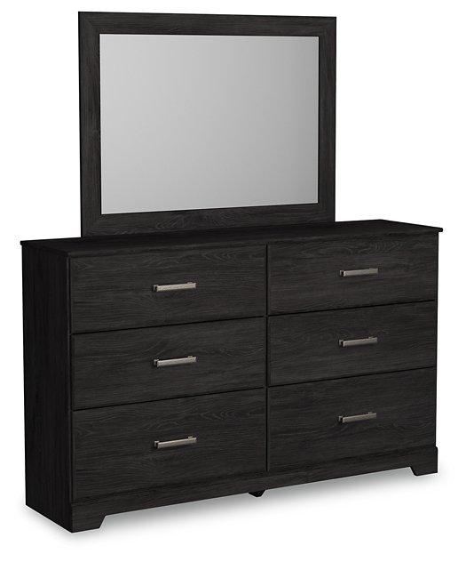 Belachime Dresser and Mirror - Woo Town Furniture (Worcester,MA)