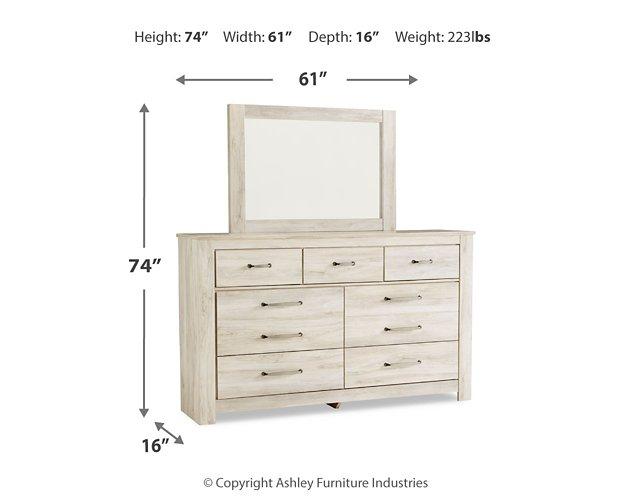 Bellaby Dresser and Mirror - Woo Town Furniture (Worcester,MA)