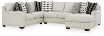 Huntsworth Sectional with Chaise - Woo Town Furniture (Worcester,MA)