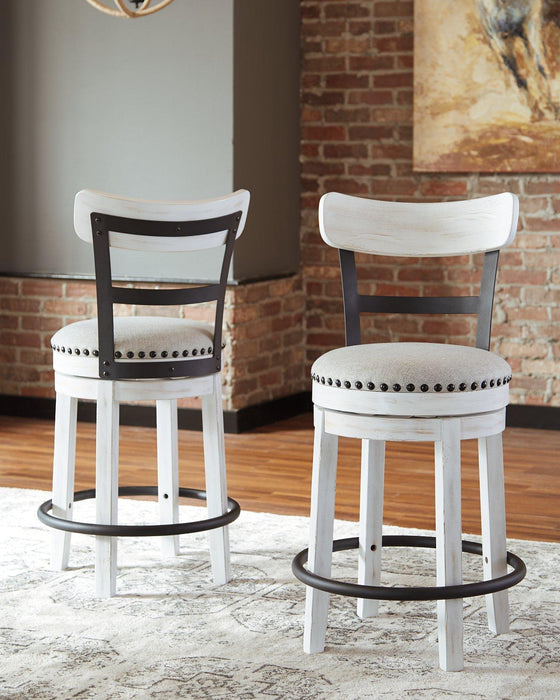 Valebeck Counter Height Bar Stool - Woo Town Furniture (Worcester,MA)