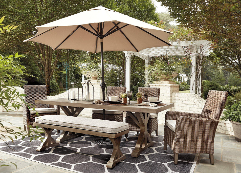 Beachcroft Outdoor Dining Set - Woo Town Furniture (Worcester,MA)