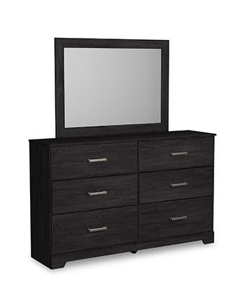 Belachime Dresser and Mirror - Woo Town Furniture (Worcester,MA)